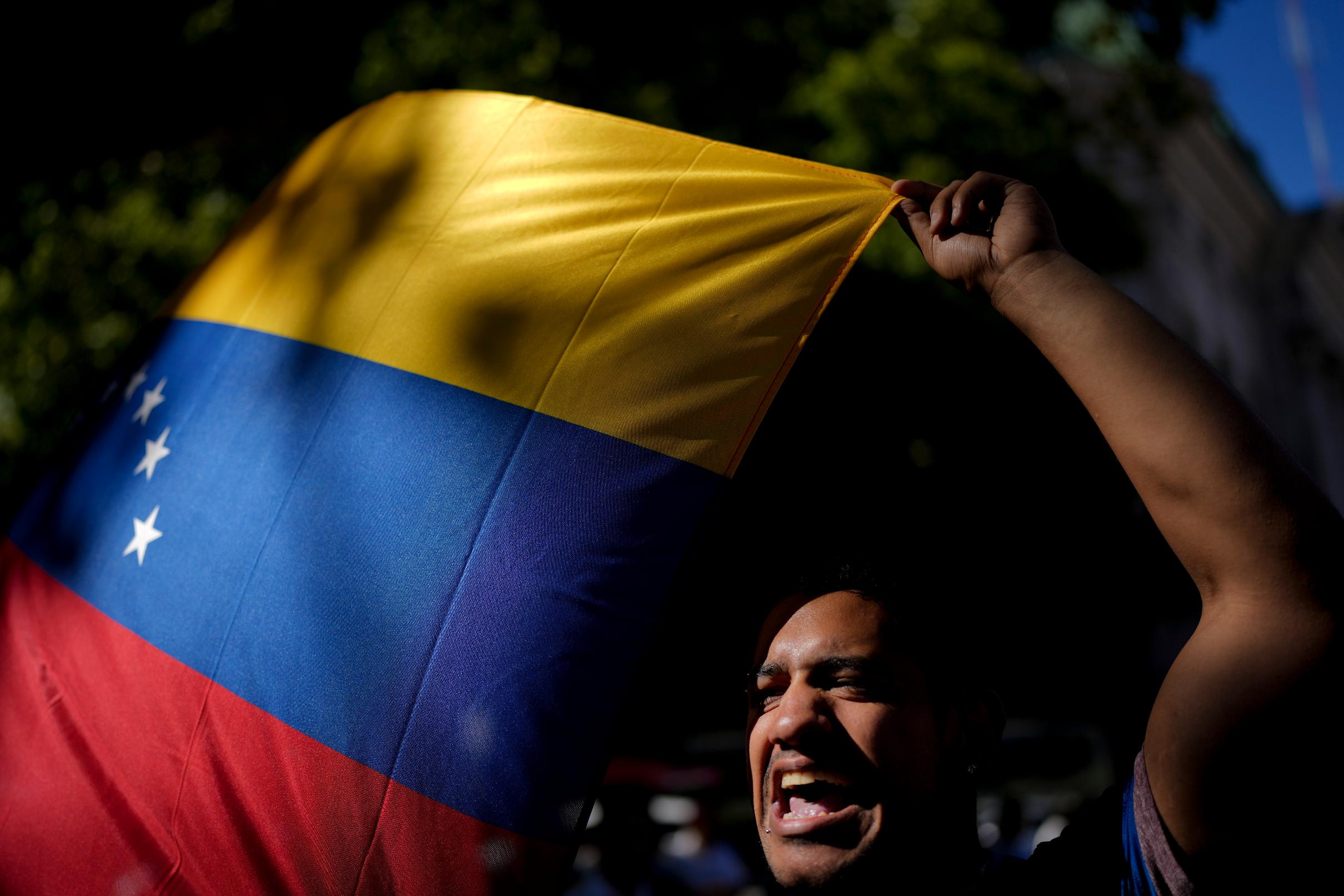 Argentina Venezuela Inauguration Protests