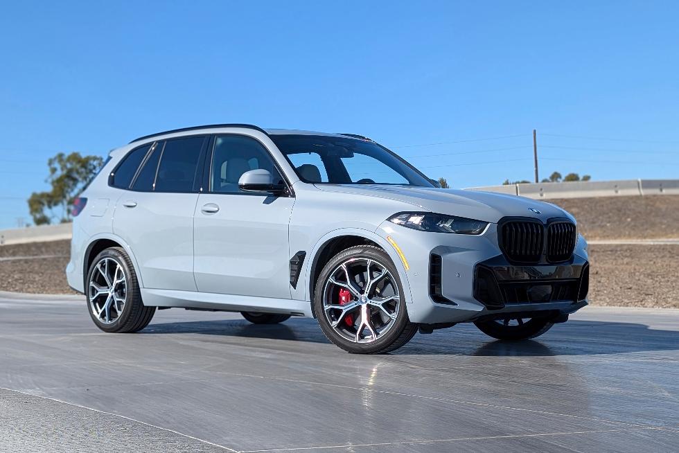 This photo provided by BMW shows the X5 xDrive50e. This plug-in version of BMW's midsize luxury SUV can drive an estimated 38 miles on electric power before switching to gas and getting 22 mpg. (Courtesy of Edmunds via AP)
