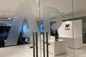 FILE - The Associated Press logo is shown at the entrance to the news organization's office in New York, July 13, 2023. (AP Photo/Aaron Jackson, File)