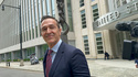 Hernan Lopez, the former CEO of Fox International Channels, leaves a federal courthouse in the Brooklyn borough of New York on May 27, 2026. (AP Photo/Larry Neumeister)