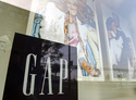 A window display shows current clothing styles at the headquarters of the Gap in San Francisco, Thursday, Nov. 18, 2004. (AP Photo/Eric Risberg,File)