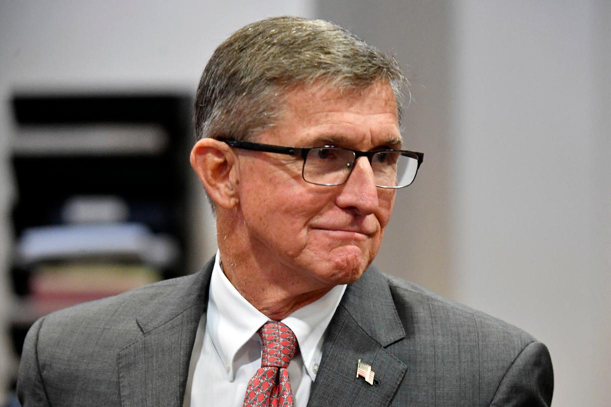 FILE - Michael Flynn , a former National Security Advisor to President Trump,,appears in court on Nov. 15, 2022, in Sarasota, Fla. Flynn had his Twitter account reinstated on Friday, Jan. 6, 2023, as the United States marked the two-year anniversary of the Jan. 6 insurrection. (Mike Lang/Sarasota Herald-Tribune via AP, Pool, File)