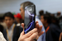 FILE - The new iPhone 16 is displayed during an announcement of new products at Apple headquarters Sept. 9, 2024, in Cupertino, Calif. (AP Photo/Juliana Yamada, File)