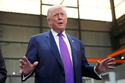 President Donald Trump visits Coosa Steel Corporation in Rome, Ga., Thursday, Feb. 19, 2026. (AP Photo/Mark Schiefelbein)