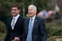 Energy Secretary Chris Wright walks to the White House following an interview with CNN, Thursday, March 12, 2026 in Washington. (AP Photo/Allison Robbert)