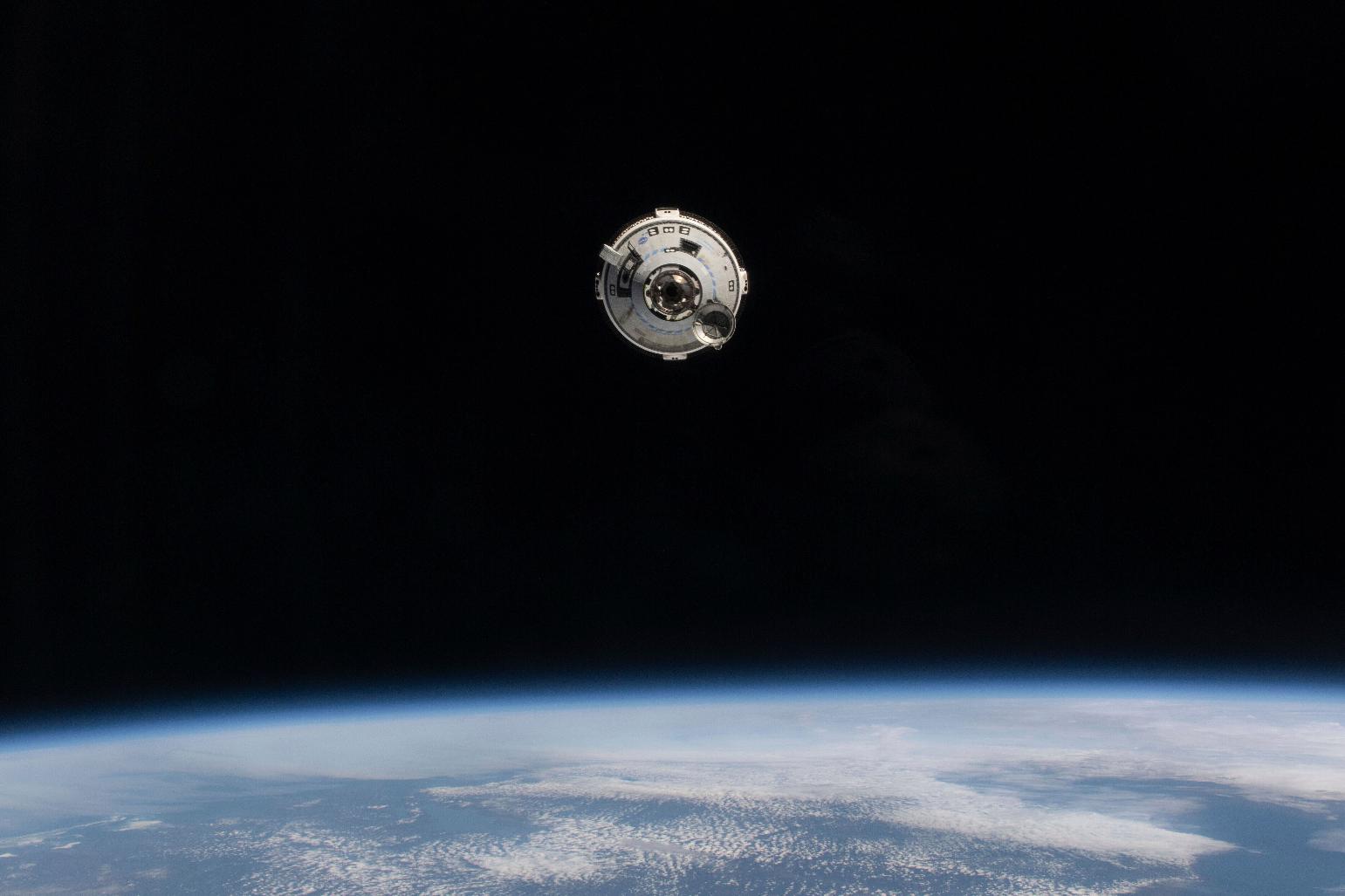 FILE - In this photo provided by NASA the Boeing Starliner spacecraft with astronauts Butch Wilmore and Suni Williams aboard approaches the International Space Station on June 6, 2024. (NASA via AP, File)