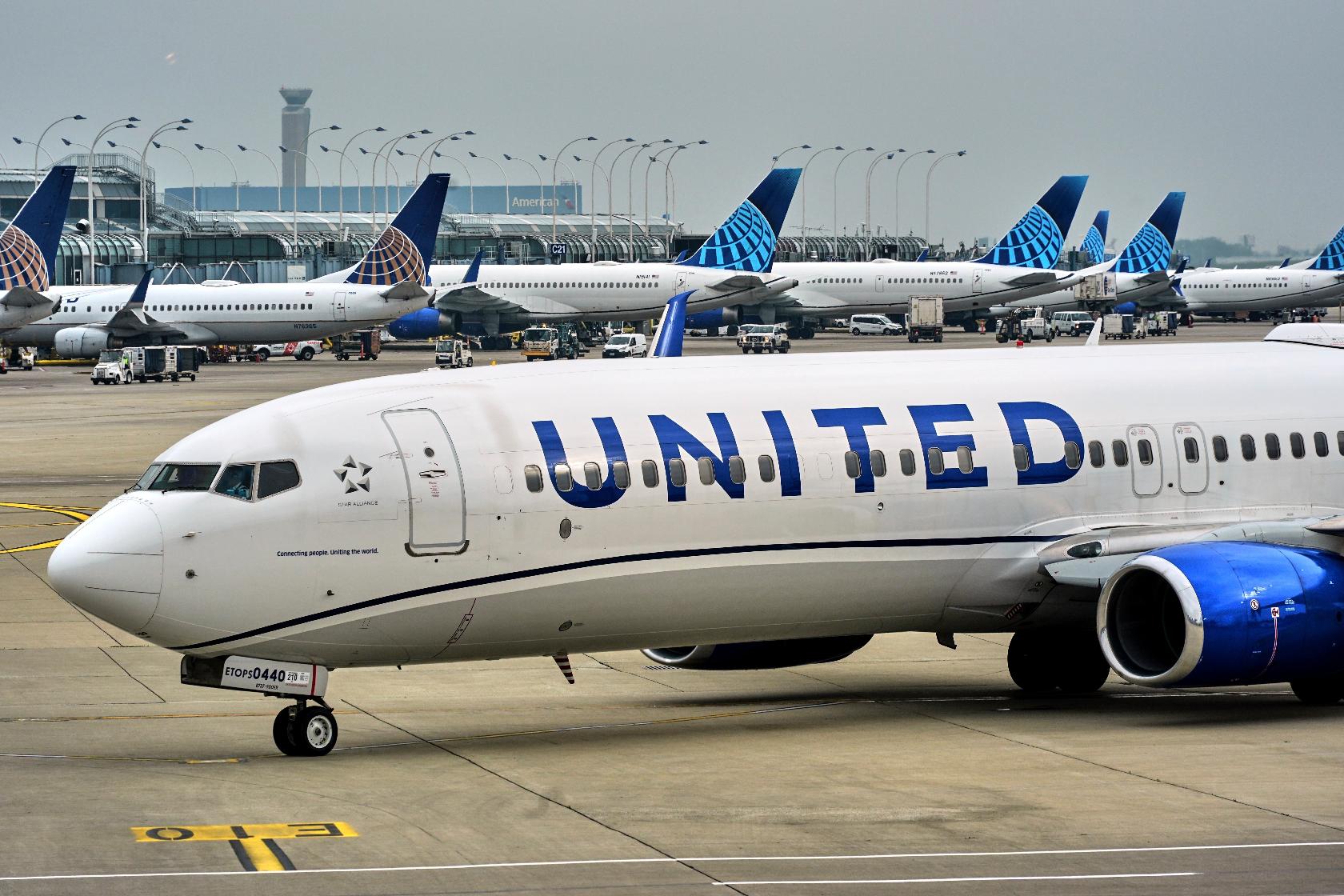 FILE - A United Airlines jet begins to taxi at O'Hara International Airport in Chicago, May 29, 2025. (AP Photo/Gene J. Puskar, File)