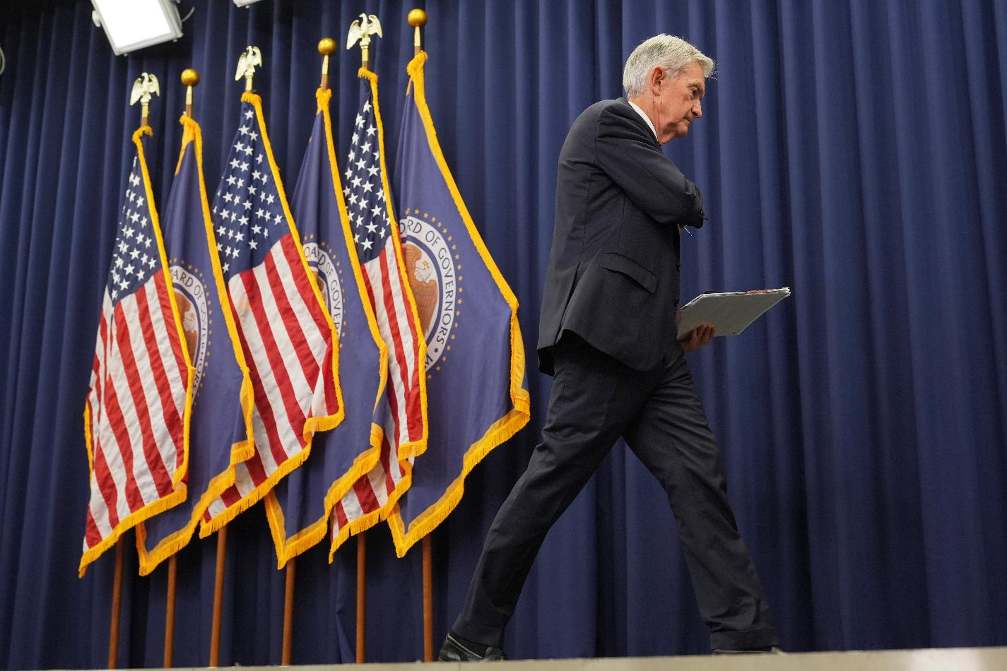 APTOPIX Federal Reserve Powell