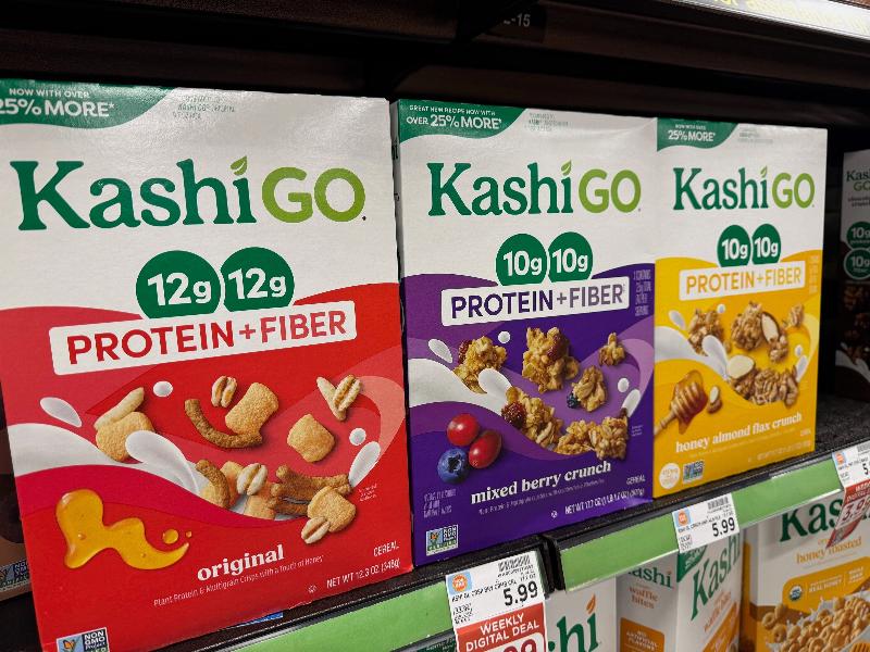 Boxes of cereal promoting fiber are for sale at a Kroger grocery store, in Ann Arbor, Mich., Tuesday, Nov. 18, 2025. (AP Photo/Dee-Ann Durbin)