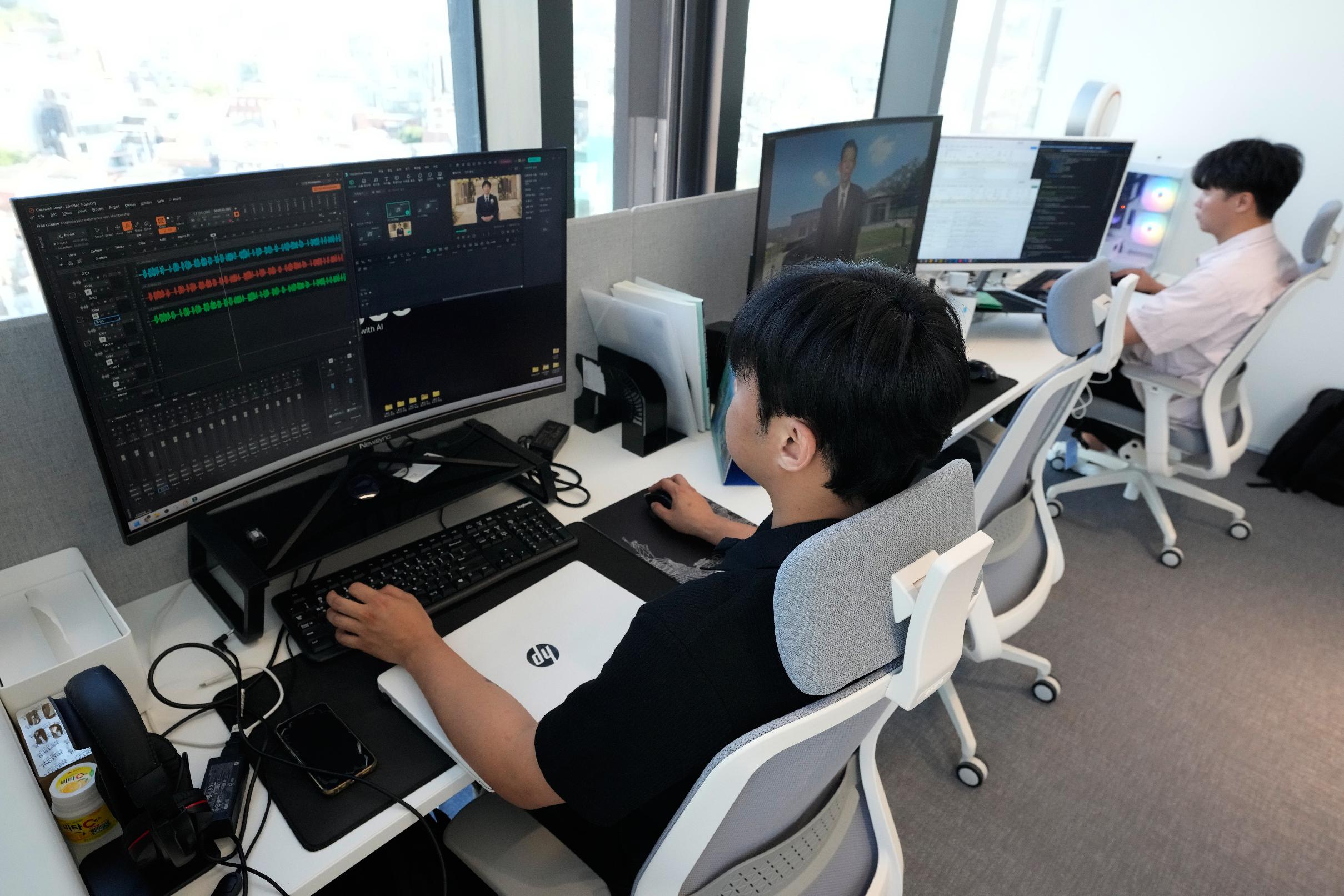 Grieving South Koreans seek comfort in AI videos of deceased loved ones
