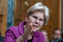Sen. Elizabeth Warren, D-Mass., questions Health and Human Services Secretary Robert F. Kennedy Jr. as he testifies before a Senate Committee on Finance hearing on Capitol Hill, Wednesday, April 22, 2026, in Washington. (AP Photo/Jose Luis Magana)