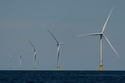 FILE - Wind turbines operate at Vineyard Wind 1 offshore wind farm off the coast of Massachusetts, July 19, 2025. (AP Photo/Carolyn Kaster, File)