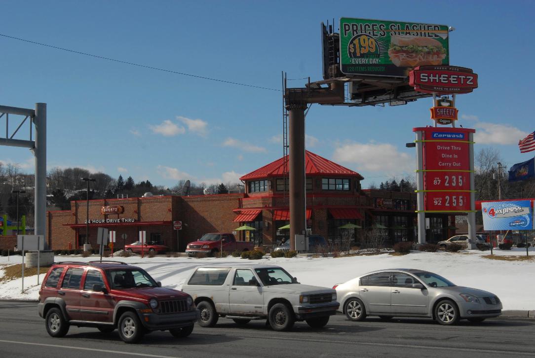 FILE - The exterior of a Sheetz store in Altoona, Pa., is shown Friday, Feb. 23, 2007. (J.D. Cavrich/Altoona Mirror via AP,File)