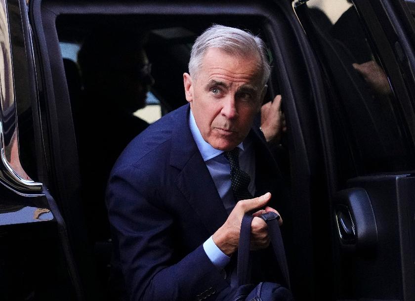 Canadian Prime Minister Mark Carney arrives to Parliament Hill in Ottawa on Tuesday, May 26, 2026. (Sean Kilpatrick/The Canadian Press via AP)