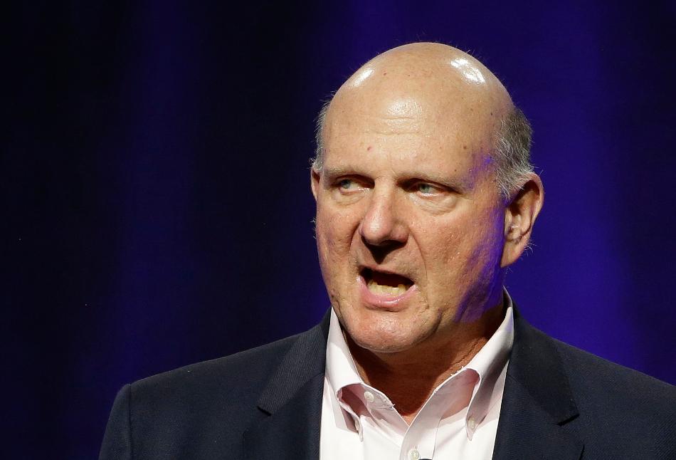 FILE - In this July 15, 2017, file photo, Steve Ballmer, former CEO of Microsoft, addresses a plenary session on the third day of the National Governors Association's meeting in Providence, R.I. A new grantmaking effort funded by Ballmer and his wife Connie’s philanthropic arm will provide $42.5 million over the next five years to support more than 100 Black-led nonprofits focused on improving economic mobility. The effort, announced Thursday, May 18, 2023 aims to help close the funding gap for early- and mid-stage Black-led nonprofits, whose unrestricted assets are 76% smaller than their white counterparts’ assets. (AP Photo/Stephan Savoia, File)