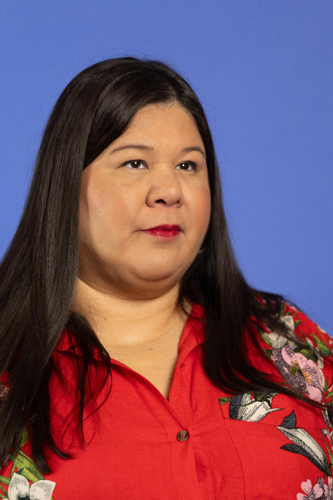 This undated photo shows Mónica Ramírez, the head and founder of Justice for Migrant Movement, who has been a leader in a grassroots movement to fight against widespread sexual abuse against women farmworkers. (Tara Todras-Whitehill/Elevate Prize Foundation via AP)