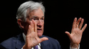 Federal Reserve Chair Jerome Powell gestures while addressing students at Harvard University, Monday, March 30, 2026, in Cambridge, Mass. (AP Photo/Charles Krupa)