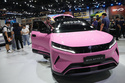BYD's electric vehicle ATTO2 is on display during the Bangkok Motor Show in Nonthaburi, Thailand, Wednesday, April 1, 2026. (AP Photo/Sakchai Lalit)