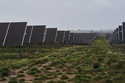 Solar panels operate Wednesday, Jan. 14, 2026, at a farm in Lancaster, Ky. (AP Photo/Joshua A. Bickel)