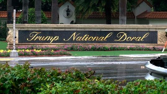 FILE - This image from video shows the Trump National Doral in Doral, Fla., June 2, 2017. (AP Photo/Alex Sanz, File)
