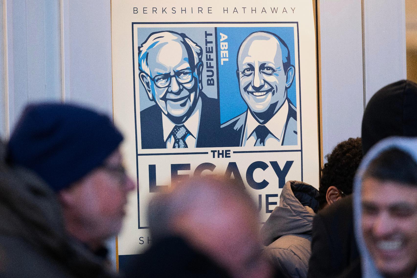 FILE - Shareholders wait in line outside CHI Health Center Omaha for the Berkshire Hathaway annual meeting, May 2, 2026, in Omaha, Neb. (AP Photo/Rebecca S. Gratz, File)