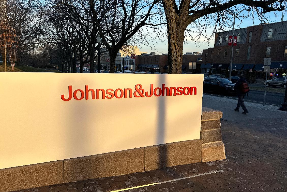 FILE - The Johnson & Johnson headquarters in New Brunswick, New Jersey, on Feb. 8, 2024. (AP Photo/Ted Shaffrey, File)