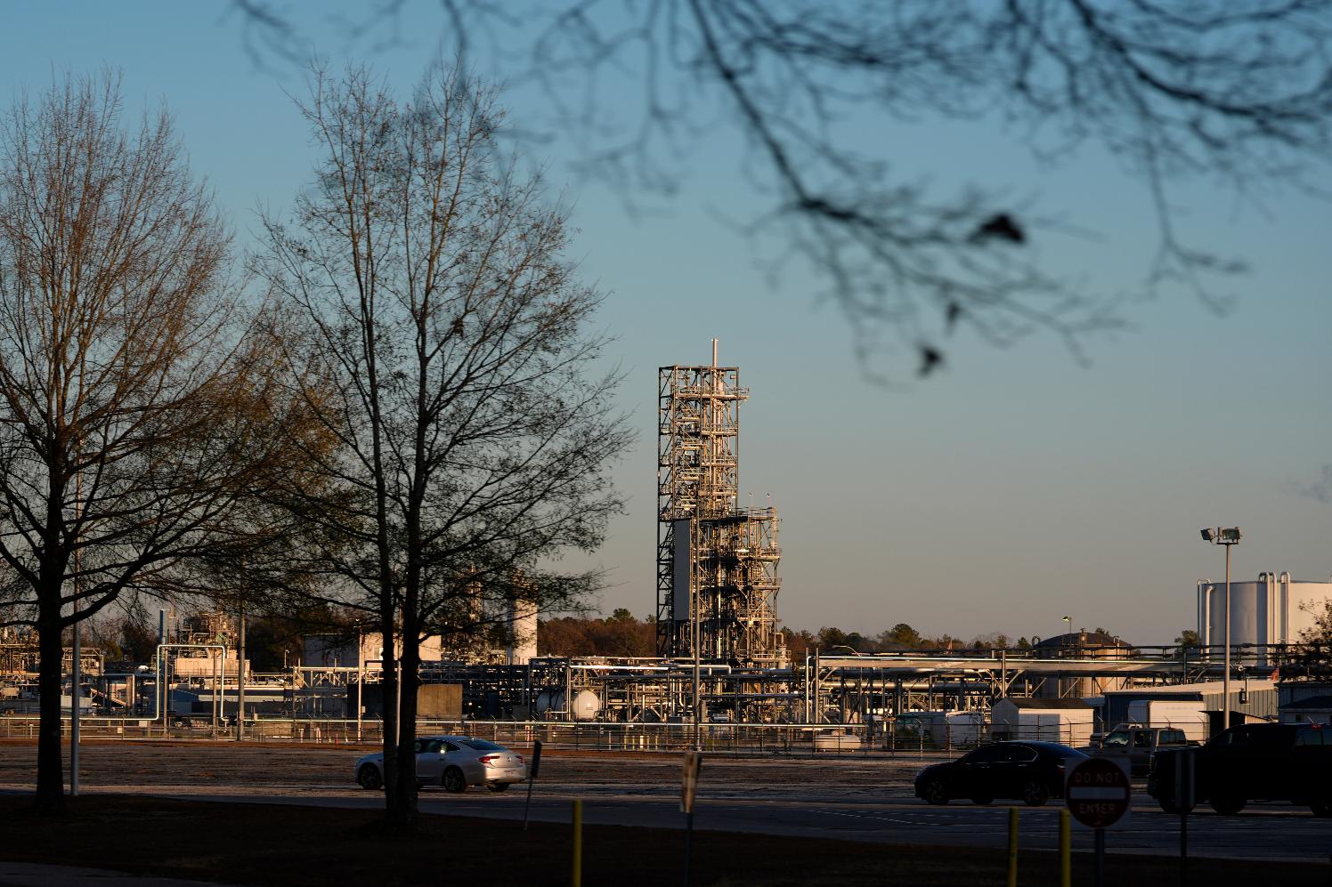 The Chemours Company, Fayetteville Works in White Oak, N.C., on Tuesday, Dec. 9, 2025. (AP Photo/Carolyn Kaster)