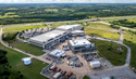 A Coherent manufacturing facility, where Nvidia chief executive officer Jensen Huang is scheduled to speak at a groundbreaking ceremony for an expansion project, is shown in an aerial view on Tuesday, June 16, 2026, in Sherman, Texas. (AP Photo/Jeffrey McWhorter)