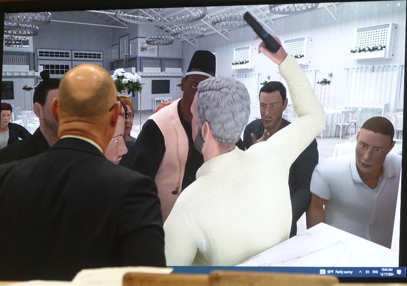 Florida Wedding-Gun Waving