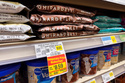 Chocolate is displayed for sale at a grocery store Wednesday, April 29, 2026, in Chicago. (AP Photo/Erin Hooley)