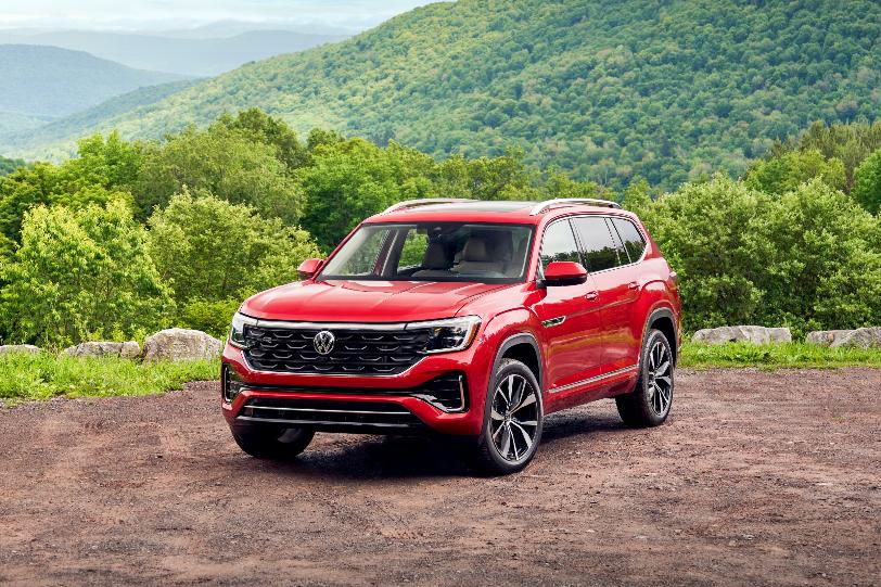 This photo provided by Volkswagen shows the 2026 Atlas. The Atlas works well as a roomy family hauler with plenty of space for people and their cargo. It also comes with many standard features. (Courtesy of Volkswagen of America via AP)