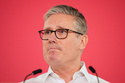 Britain's Prime Minister Sir Keir Starmer pauses as he delivers a speech, at the Coin Street Neighbourhood Centre in Waterloo, London, Monday May 11, 2026. (James Manning/PA via AP)