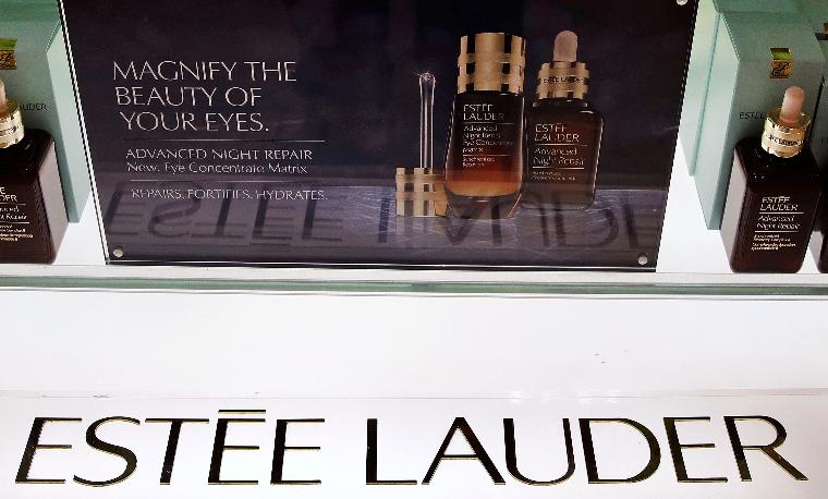 FILE - Estee Lauder products are displayed at a store in Boston, Friday, Aug. 25, 2017. (AP Photo/Charles Krupa, File)