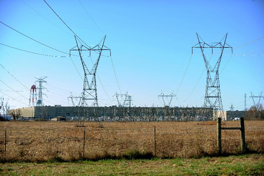 FILE - The Paducah Gaseous Diffusion Plant is seen near Paducah, Ky., Nov. 18, 2013. (AP Photo/Stephen Lance Dennee)