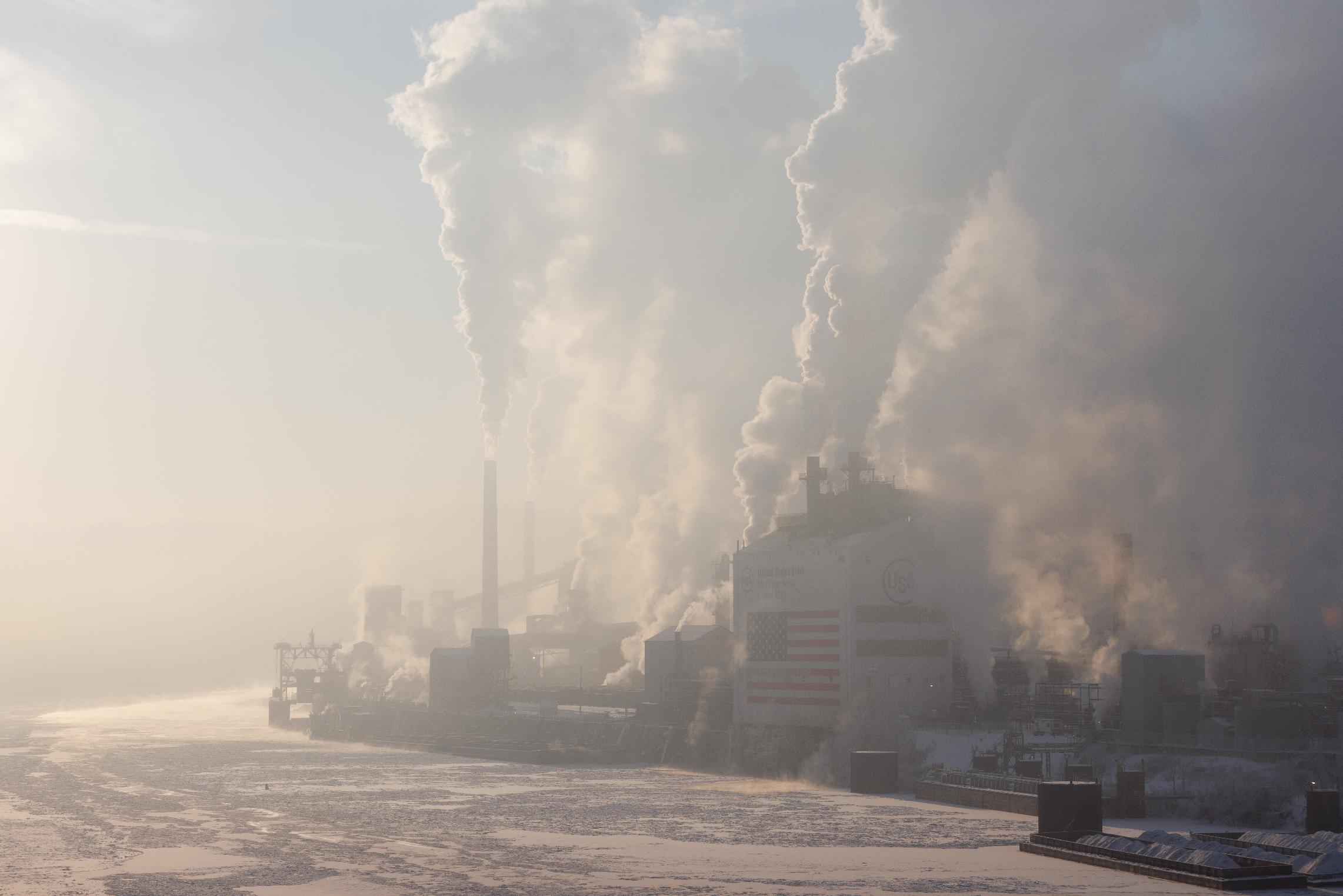 U.S. Steel's Clairton Coke Works in Clairton, Pa., on Monday, Feb. 9, 2026. (Quinn Glabicki/Pittsburgh's Public Source via AP)