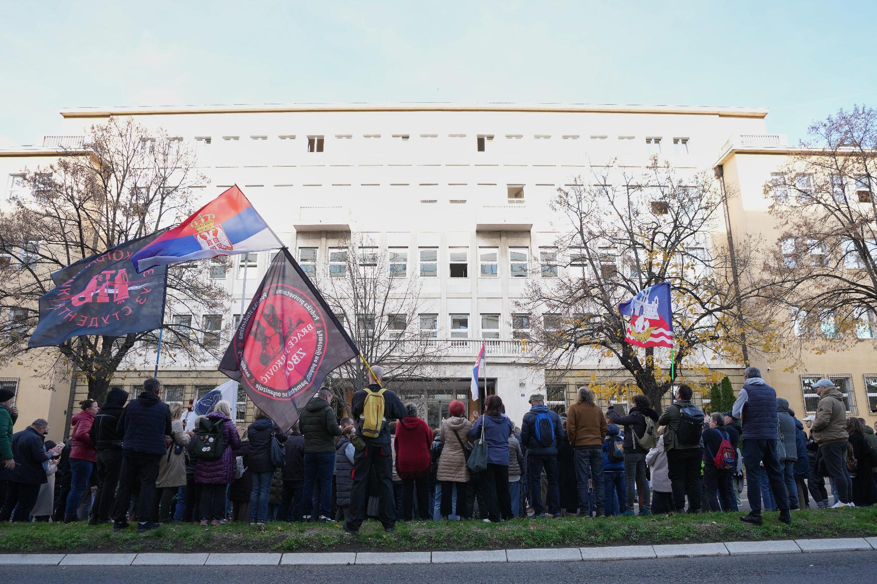 Serbia Trump Protest