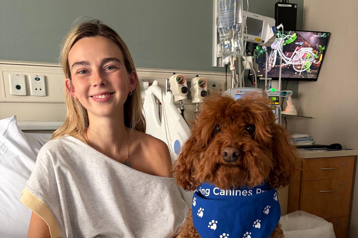 This undated photo provided by Elizabeth Morrow on Thursday, Aug. 6, 2026, shows Sydney Towle smiling for a photo. (Elizabeth Morrow via AP)