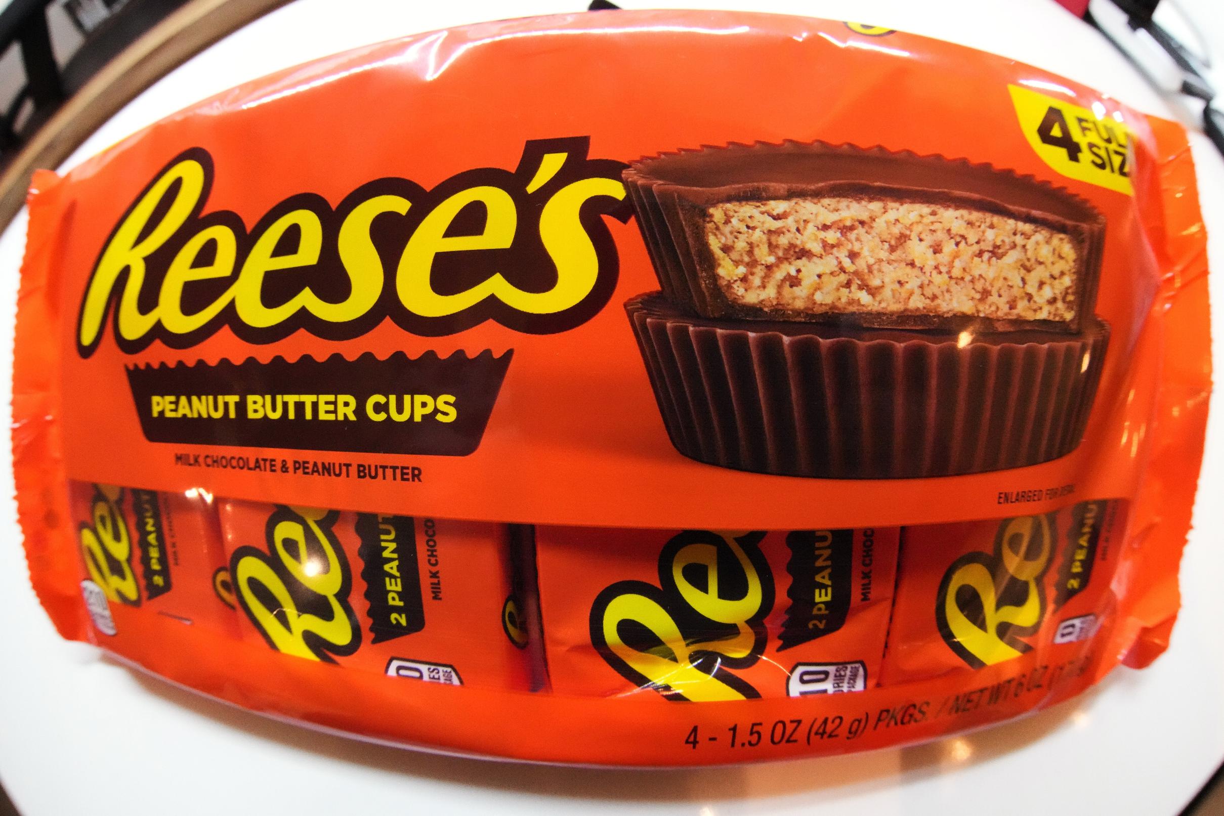 FILE - These are Reese's Peanut Butter Cups in Pittsburgh Wednesday, Feb. 18, 2026. (AP Photo/Gene J. Puskar, File)
