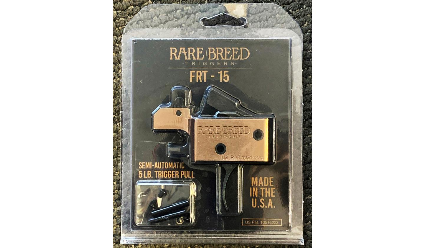 This undated photo provided by the Bureau of Alcohol, Tobacco, Firearms and Explosives, shows the FRT-15 made by Rare Breed Triggers, an after-market device for AR-15-style rifles that allows them to shoot seemingly as fast as fully automatic weapons. A lawsuit, being heard in federal court, in the Brooklyn borough of New York, includes numerous civil fraud counts against Rare Breed, alleging the company defrauded customers by telling them the triggers are legal and conspired to defraud the government by failing to get ATF approval before selling the devices, among other accusations. (Bureau of Alcohol, Tobacco, Firearms and Explosives via AP)