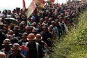 FILE - Bolivian Workers' Union members march to protest fuel subsidy cuts in El Alto, Bolivia, Jan. 5, 2026. (AP Photo/Freddy Barragan, File)