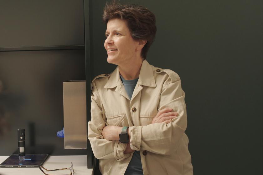 This image released by CNN shows Kara Swisher from the series "Kara Swisher Wants to Live Forever." (CNN via AP)